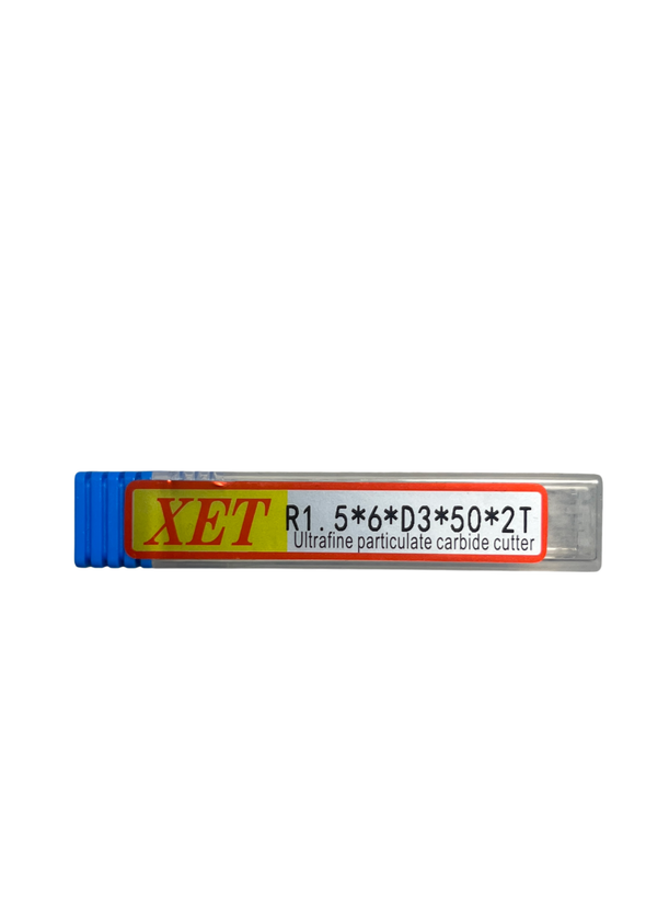 فرز الماس(کارباید)3 بال XET مدل R1.5*6*D3*50*2T-55hrc