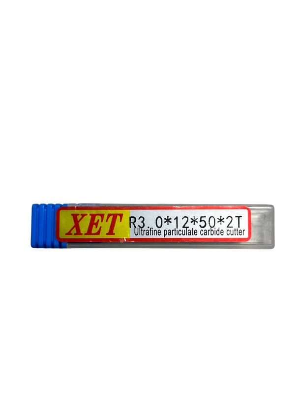 فرز الماس(کارباید) 6 بال XET مدل R3*12*50*2T-55hrc