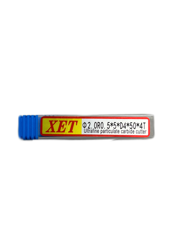 فرز الماس(کارباید) 2 تیپ 0.5 XET مدل D2R0.5*5*D4*50*4T-55hrc