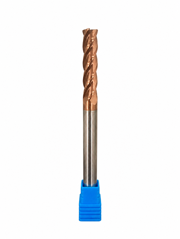 فرز انگشتی الماس(کارباید) 8 تیپ R0.5 طول XET 100mm مدل D8R0.5*35*100*4T-55hrc