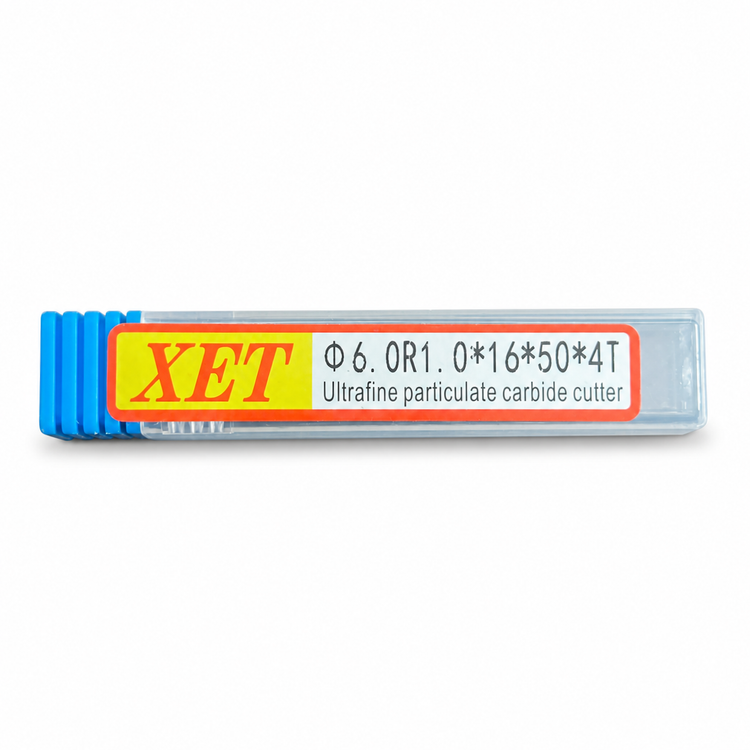 فرز انگشتی الماس (کارباید) 6 تیپ R1 طول XET50mm مدل D6R1*16*50*4T-55hrc