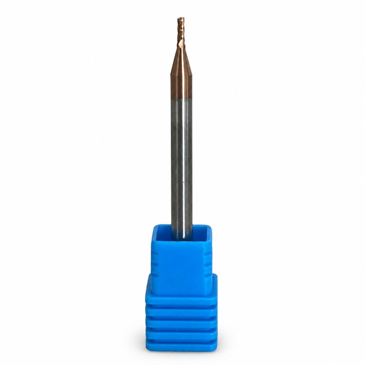 فرز انگشتی الماس (کارباید) 1.5 تخت طول XET 50 mm مدل D1.5*4*D4*50*4T-55hrc