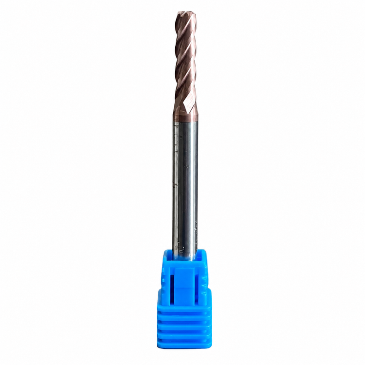 فرز انگشتی الماس (کارباید) 5 تیپ R1 طول XET 75mm مدل D5R1*20*d6*75*4T-55hrc