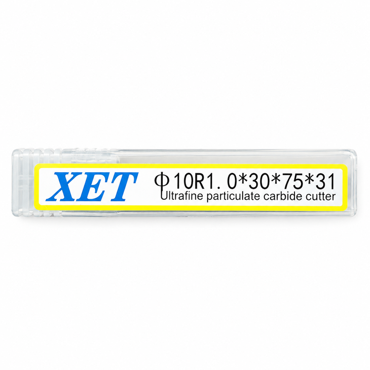 فرز انگشتی الماس آلومینیوم تراش 10 تیپ ردیوس R1 طول XET 75mm مدل D10R1*30*75*3T-55hrc