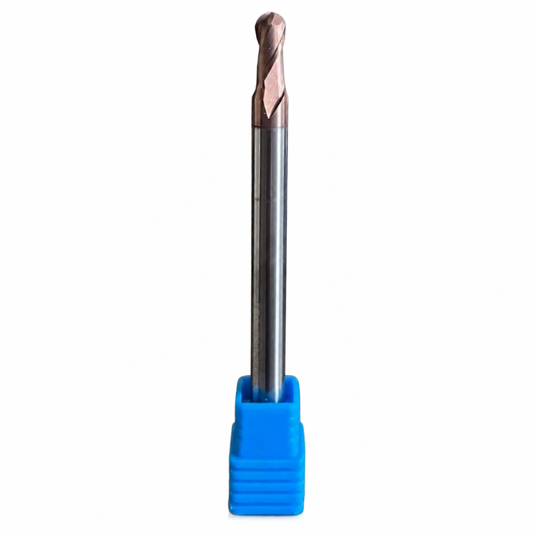 فرز انگشتی الماس (کارباید) 5 بالنوز طول XET 75 mm مدل R2.5*10*d6*75*2T-55hrc