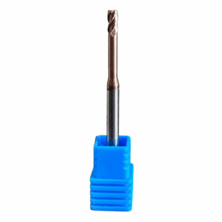 فرز انگشتی الماس (کارباید) 3 سرتخت نافی بلند طول XET 50mm مدل D3*20*d4*50*4T-55hrc