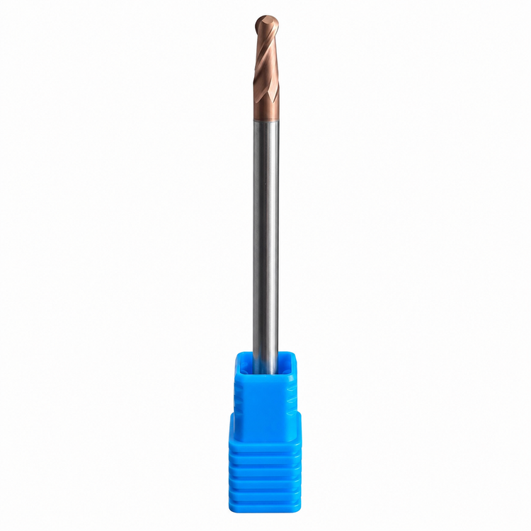 فرز انگشتی الماس (کارباید) 8 بالنوز طول XET 150 mm مدل R4*20*150*2T-55hrc