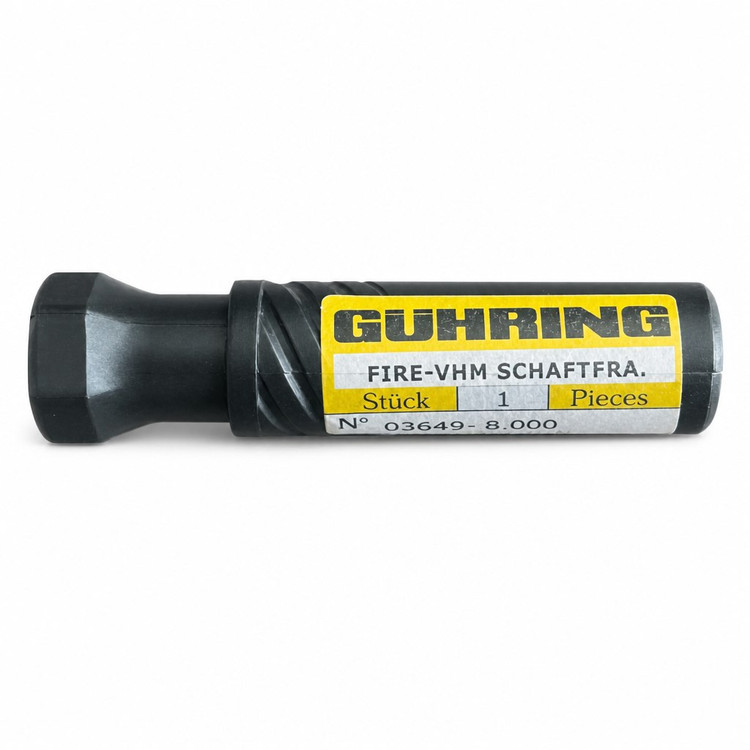 فرز انگشتی الماس (کارباید) 8 تخت طول Guhring 65mm مدل D8*27*65*4T-45HRC