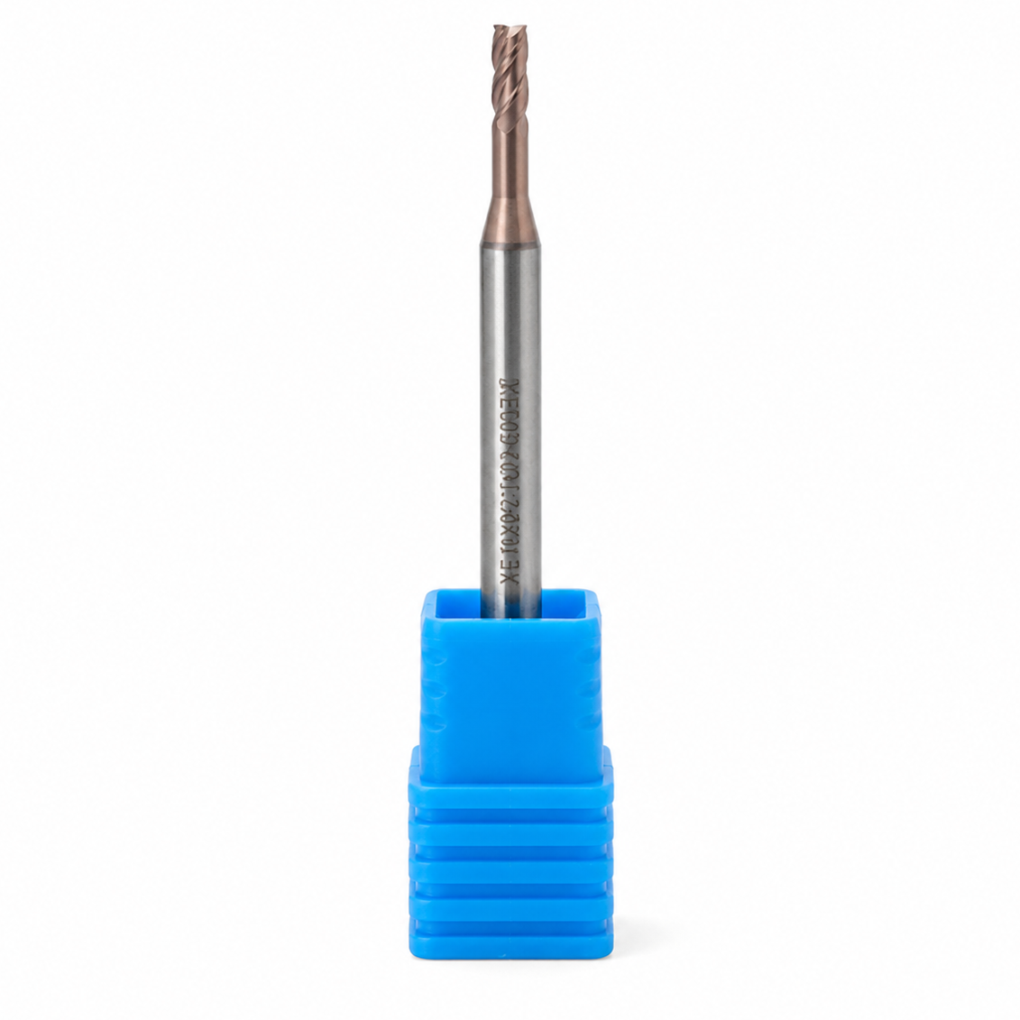 فرز انگشتی الماس (کارباید) 2.5 سرتخت نافی بلند طول XET 50mm مدل D2.5*10*d4*50*4T-55hrc