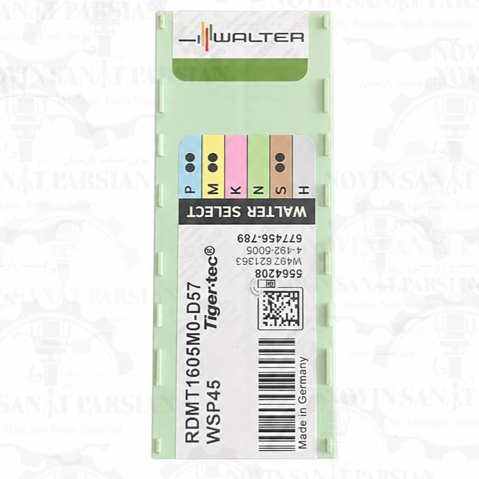 اینسرت الماس گرد 16 والتر (Walter) مدل RDMT1605MO-WSP45 دونه ای