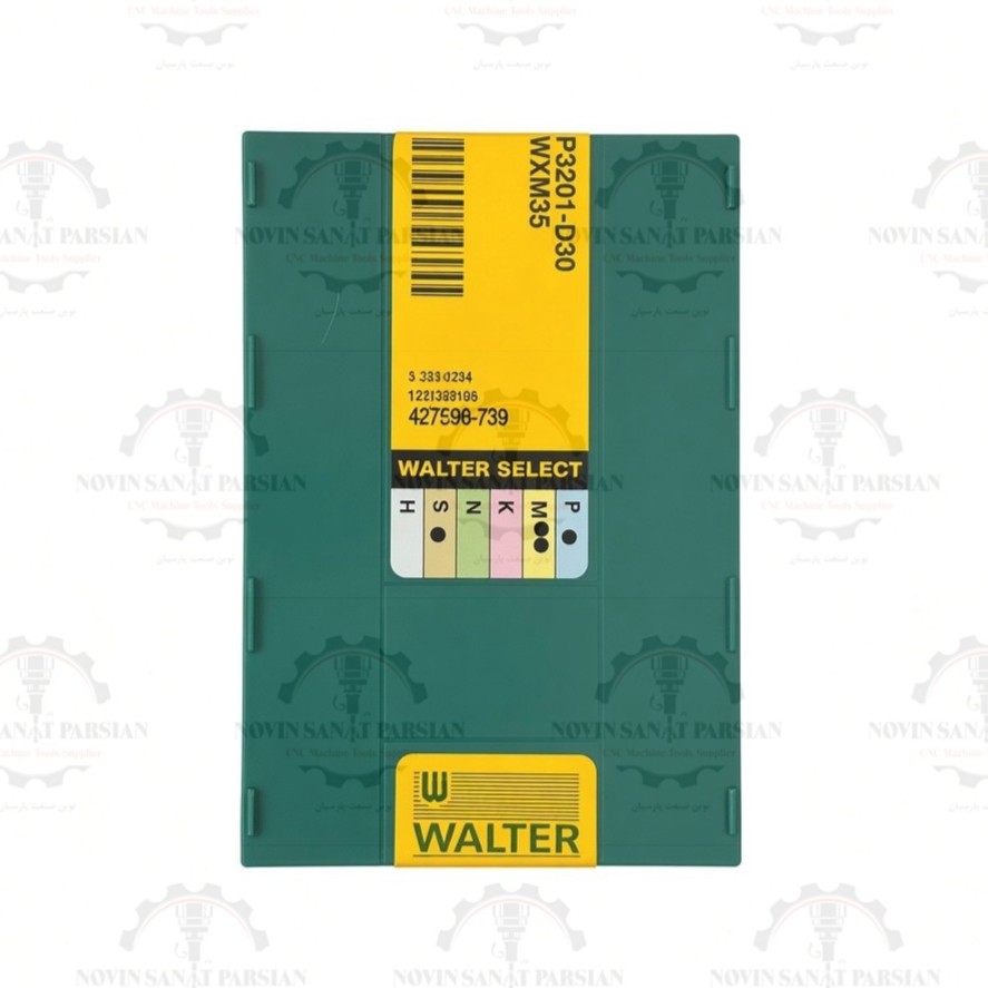 اینسرت الماس بالنوز قطر 30mm والتر (WALTER) مدل DHB-30-WXM35 دونه ای